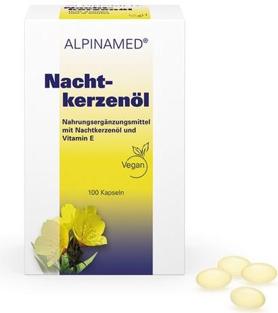 Actual product image Alpinamed Evening primrose oil (100 Piece, Capsules, 112 g)