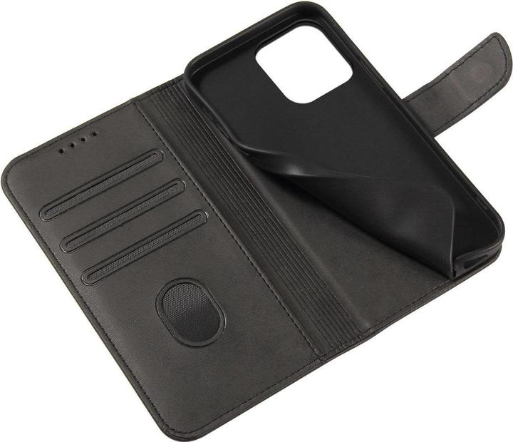 Produktbild Hurtel Magnet Case mit Klappdeckel für Samsung Galaxy A36 - Schwarz (Samsung Galaxy A36)