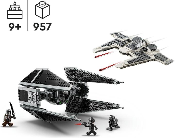 Image du produit LEGO Mandalorian Fang Fighter vs. Tie Interceptor (75348, LEGO Star Wars)