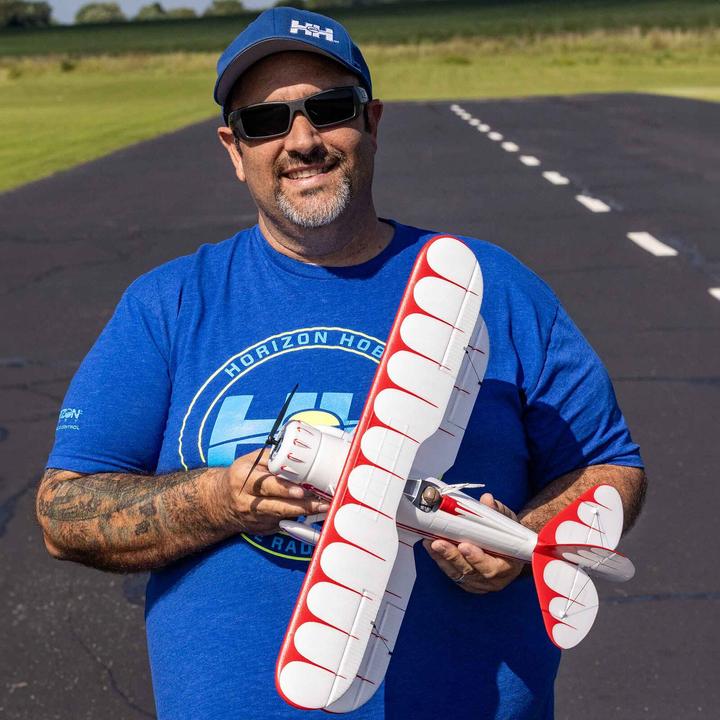 Image du produit E-Flite FLUGZEUG WACO White 550mm EP BNF UMX mit AS3X & SAFE Select (Multi moteur)