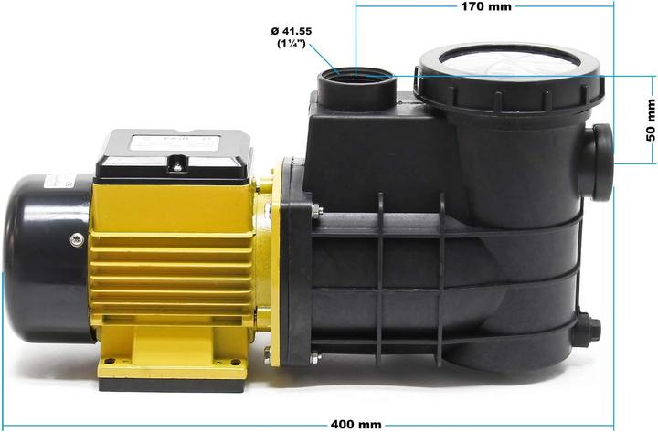 Produktbild SunSun Pool Pumpe 5000 L/h 220 W Schwimmbadpumpe Filterpumpe Umwälzpumpe Pool