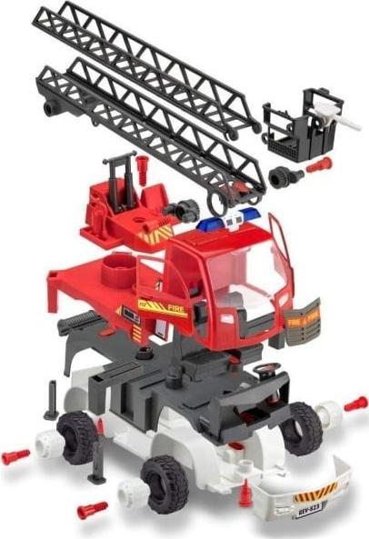 Actual product image Revell Fire department with turntable ladder and figure