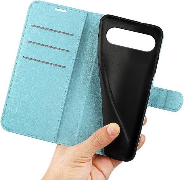 Actual product image MU Classic Litchi Leather Bookcover Series (Google Pixel 9)