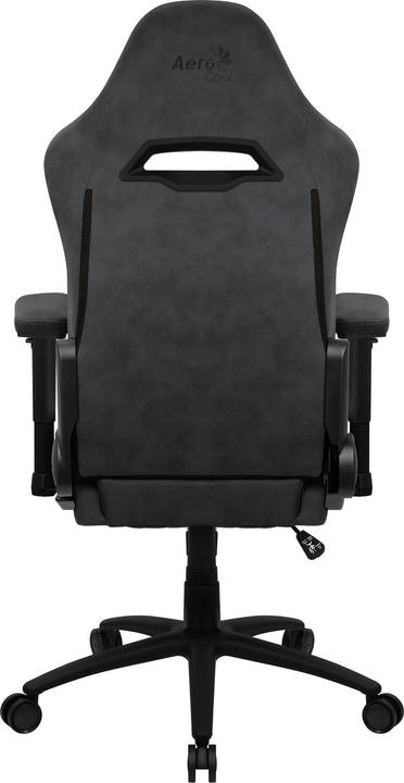 Actual product image AeroCool Royal AeroSuede Universal Gaming Chair Padded Seat Grey