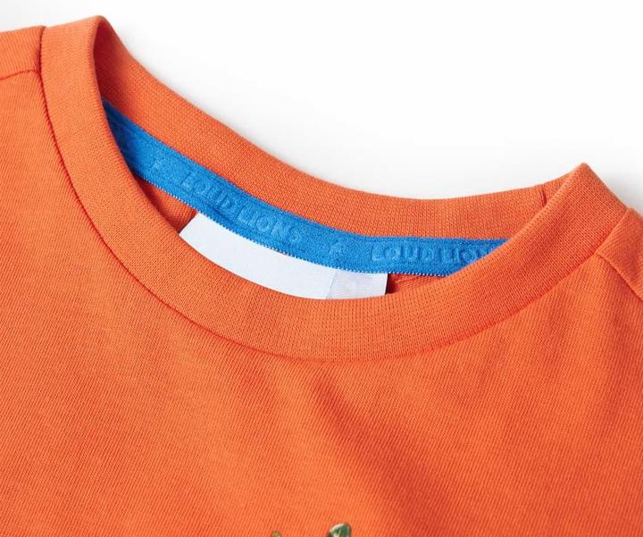 Actual product image VidaXL Children's T-shirt light orange 92,Material: 100 % cotton,Colour (92)