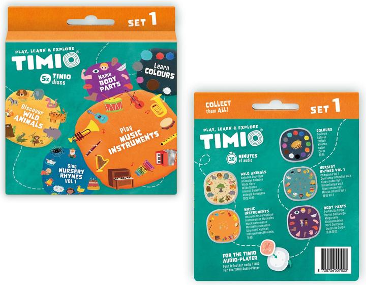 Immagine prodotto Timio Set di dischi audio 1 (Francese, Italiano, Tedesco, Portoghese, Spagnolo, Inglese, Islandese, Cinese, Olandese)