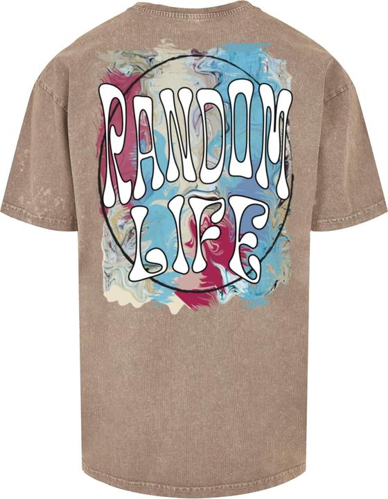 Actual product image Merchcode Random Life Acid Washed Heavy Oversized Tee - 112665 (XXL)
