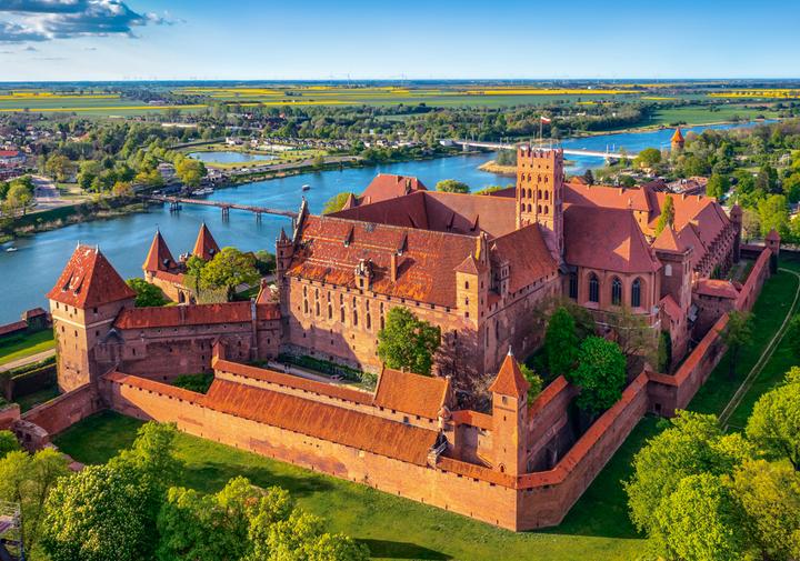 Immagine prodotto Castorland Puzzle 500 pezzi Vista del castello di Malbork, Polonia (500 pezzi)
