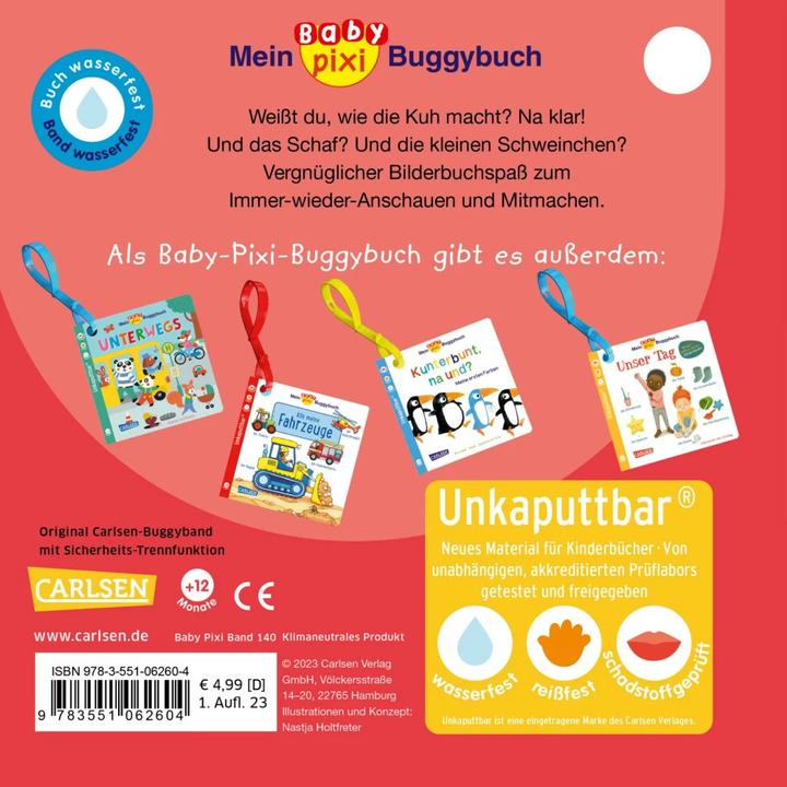Actual product image Baby Pixi Mein Baby-Pixi-Buggybuch: Oink, Mäh, Muh! (German)