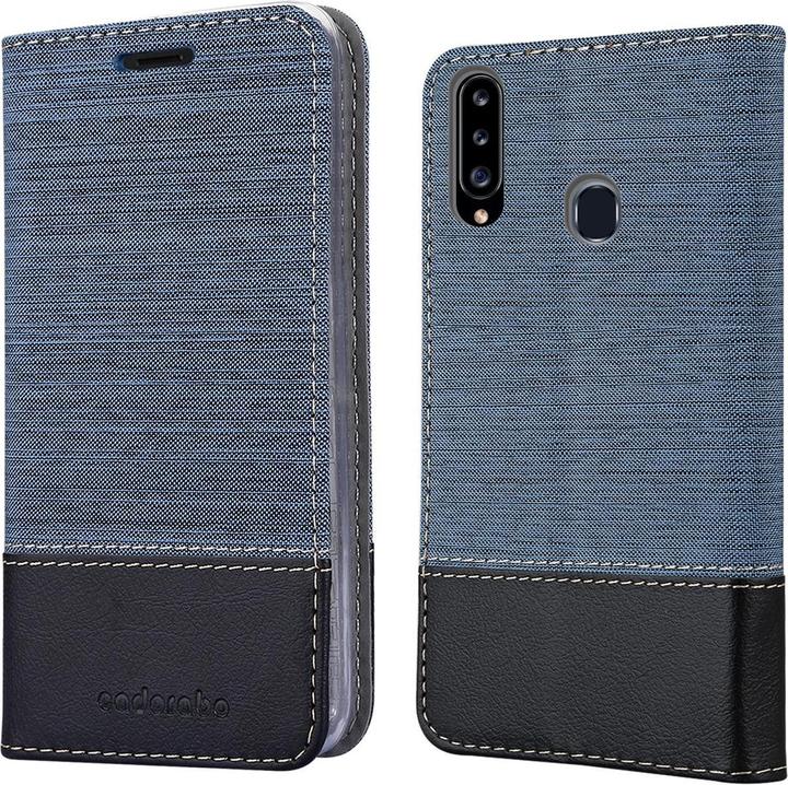Actual product image Cadorabo Book Jeans Optics Cover (TCL A30, Samsung Galaxy M10s, Samsung Galaxy A20)