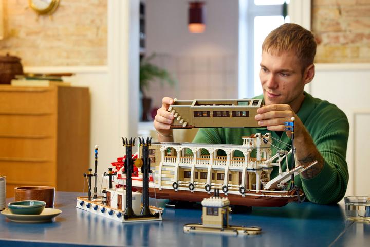 Produktbild LEGO Flussraddampfer (21356, LEGO Ideas, LEGO Seltene Sets)
