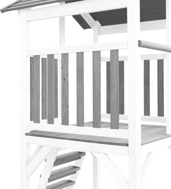Image du produit Axi Beach Tower Tour de jeux avec balançoire simple - Toboggan gris