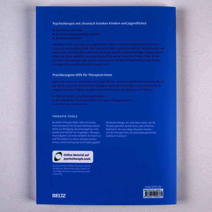 Produktbild Therapie-Tools Chronische Erkrankungen im Kindes- und Jugendalter (Deutsch, Gitta Reuner, Melanie Gräßer, 2024)