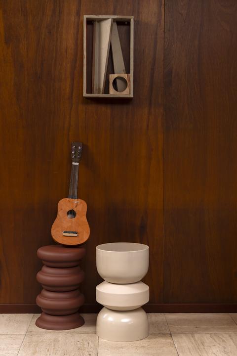 Actual product image Dutchbone Artemis Stool Terra