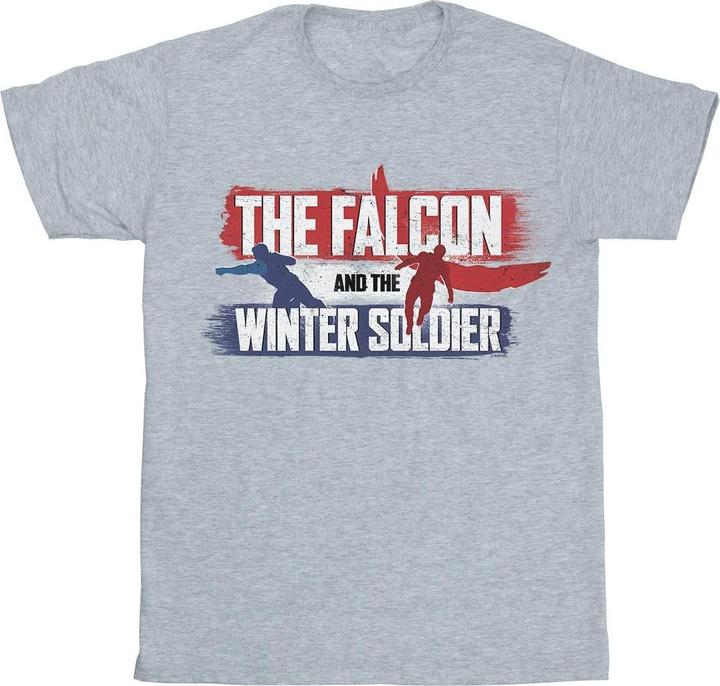 The Falcon And The Winter Soldier Action Logo TShirt (XL)