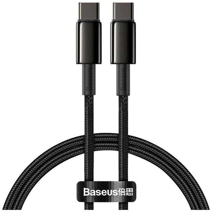 Actual product image Baseus USB C – USB C (1 m, USB 2.0, 100 W)