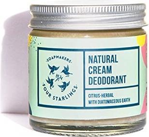 Four Starlings Soap Mill Natural Deodorant Cream Cytusowo-Herbal 60Ml (60 ml)