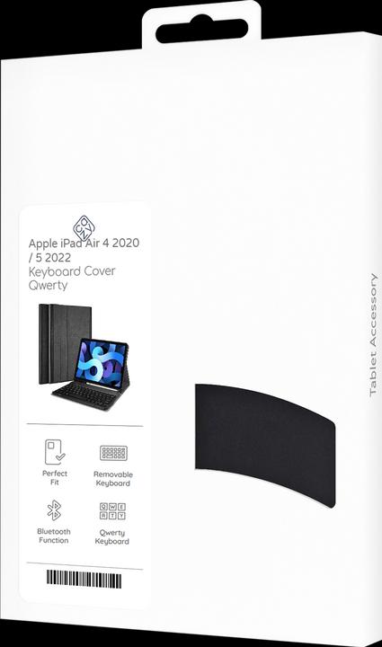 Actual product image Cazy Keyboard Case Compatible with iPad Air 2022 (5th Gen)/iPad Air 2020 (4th Gen) - Protective Case with (Eng. Int., iPad Air 2022 (5th Gen), iPad Air 2020 (4. Gen))