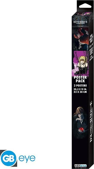 Produktbild ABYstyle DEATH NOTE - Set 2 Chibi Posters - L vs Light Misa 52x38 x4
