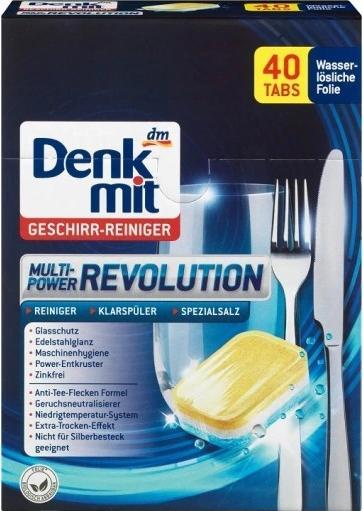 dm Denkmit Dishwasher Tabs Multi-Power Revolution (Tabs, 40 Washing cycles)