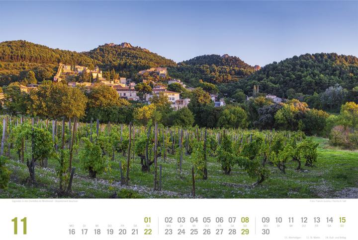 Actual product image Provence - von der Cote dAzur bis in die Alpen - ReiseLust Kalender 2026 (45 x 33 cm, German)
