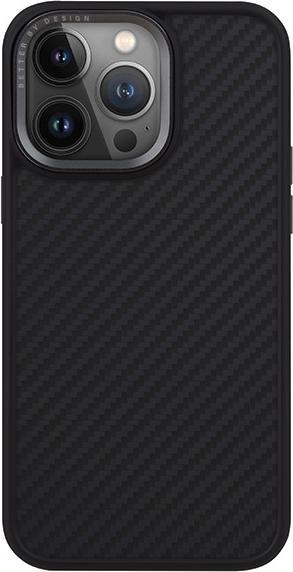 Actual product image Uniq case Keva iPhone 15 Pro 6.1" Magclick Charging czarny/carbon black (Apple iPhone 15 Pro)