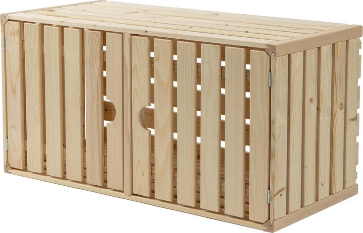 Produktbild Holz Zollhaus Holzharasse (32 x 35 x 70 cm, 78.40 l)
