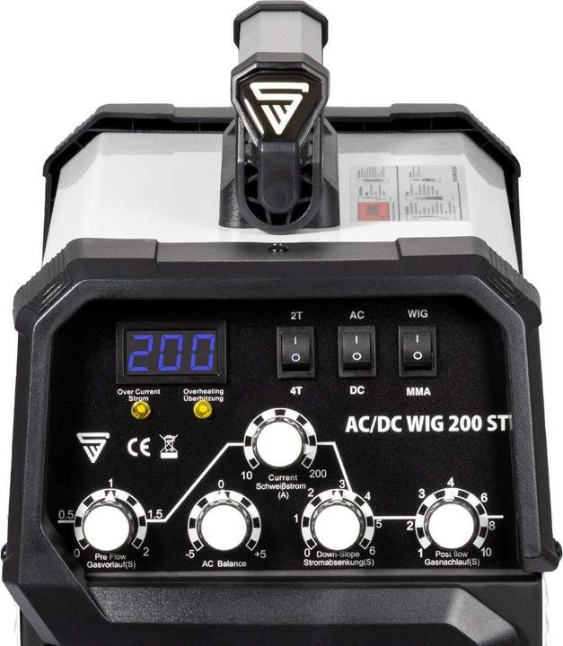 Produktbild Stahlwerk Kombi Schweissgerät AC/DC WIG 200 ST IGBT 200 Ampere