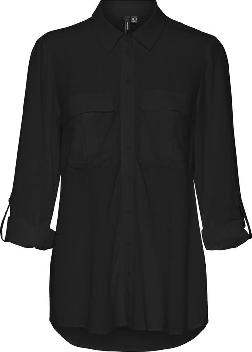 Vero Moda Vmvilma L/S Fold Up Shirt Wvn Exc Hemd (XS)