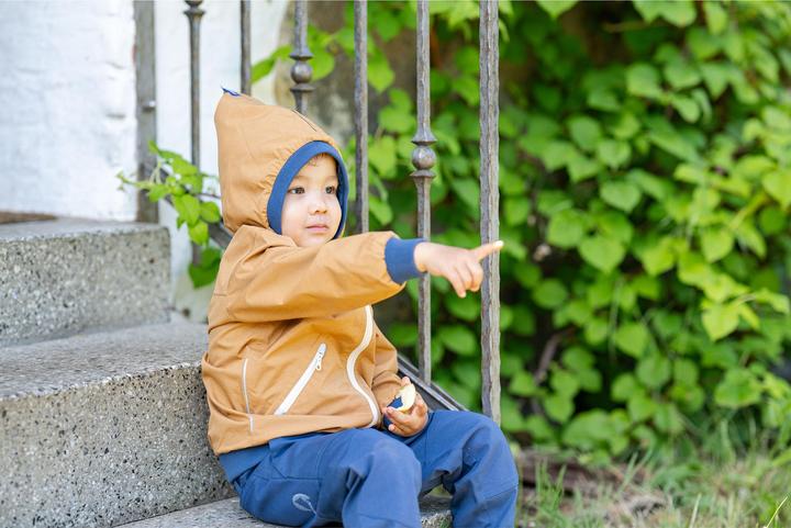 Immagine prodotto finkid wendbare Regenjacke Muutuva almond/ (104, 110)