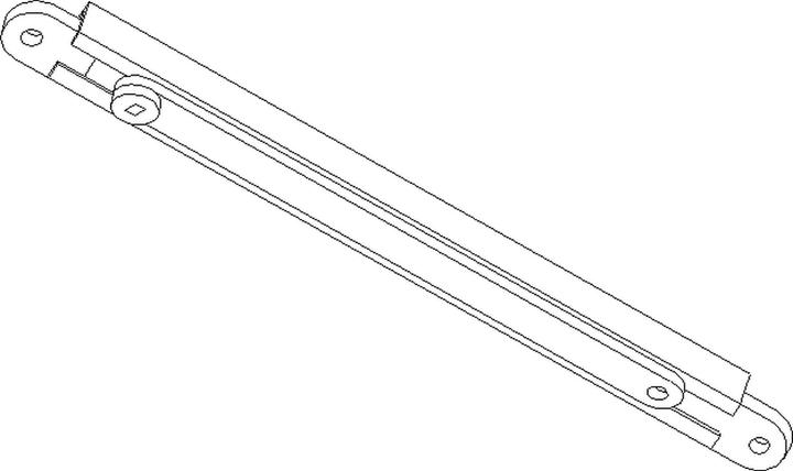 Produktbild Geze Gleitschienen zu Boxer, Breite 31 mm (Zimmertür, Eingangstür, Holztür, Balkontür, Indoor)