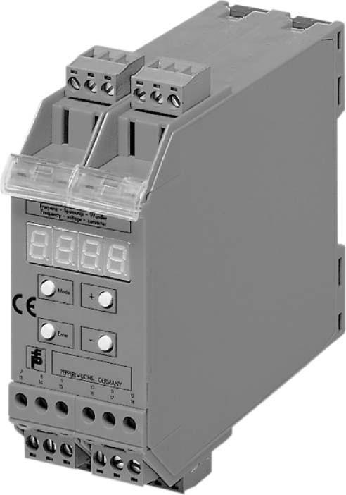 Actual product image Pepperl & Fuchs Frequency-voltage KFU8-FSSP-1.D current converter 181191 (Various)
