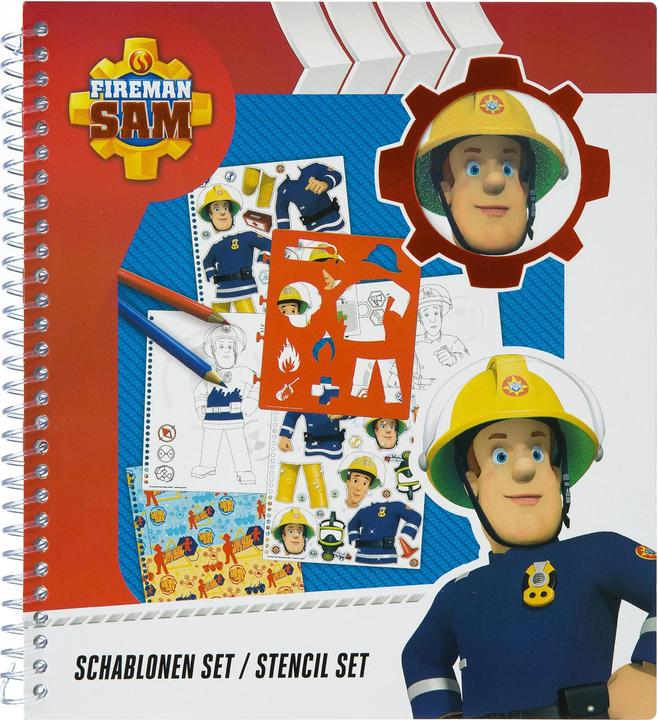 Actual product image Undercover Craft set stencils Fireman Sam 30 pieces