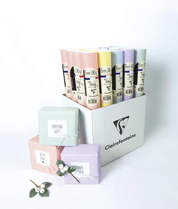 Actual product image Clairefontaine Tiny Rolls Pastel (Wrapping paper, 1 x)