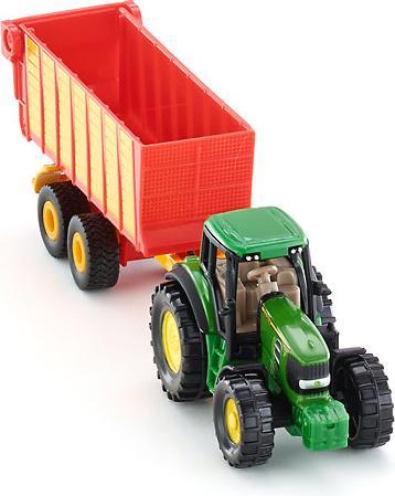 Produktbild Siku 1650 John Deere mit Ladewagen 1:72