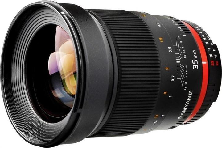 Image du produit Samyang 35mm f/1.4 Canon EF AE (Canon EF-S, Canon EF, APS-C / DX, Plein format)