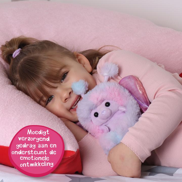 Actual product image Spectron Curlimals Flutter Wonders Pink Interactive plush toy (27 cm)