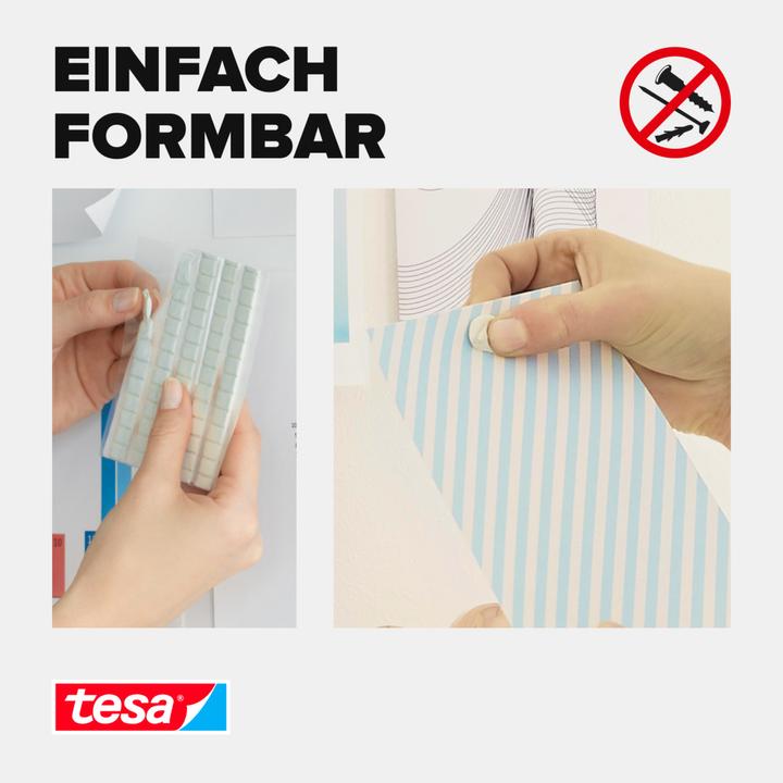 Immagine prodotto tesa Stucco adesivo TACK, pastiglie adesive modellabili, 80 pezzi