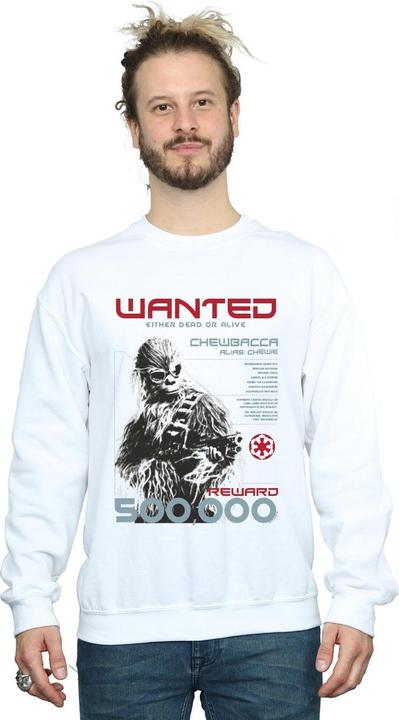Actual product image Star Wars Mens Han Solo Chewie Wanted Sweatshirt (3XL)