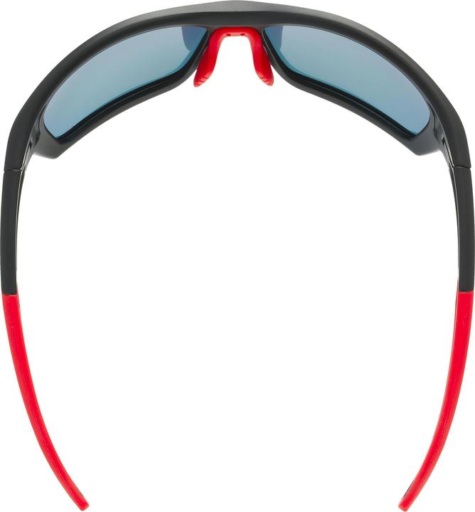 Actual product image Uvex Sports 232 P (Black matt-red, Mirror Red)