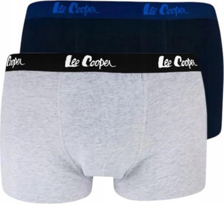 Immagine prodotto Lee Cooper Herren Boxershorts Duobox Grau/Marineblau (L)