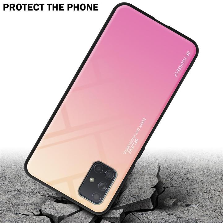 Image du produit Cadorabo Couverture en verre TPU 2 couleurs (Samsung Galaxy A71)