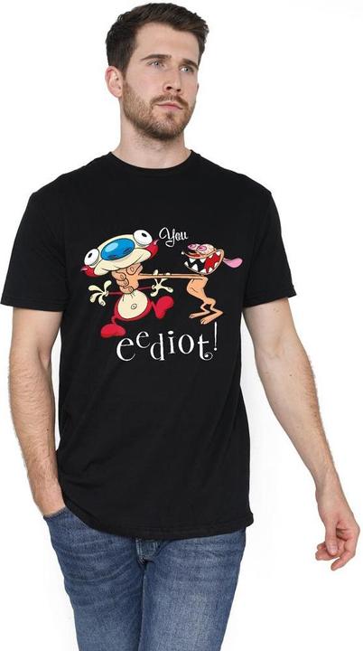Immagine prodotto Ren & Stimpy You Eediot Maglietta Uomo (4XL)