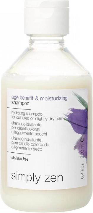 Actual product image Simply Zen Age Benefit & Moisturizing Shampoo 250 ml (250 ml, Liquid shampoo)