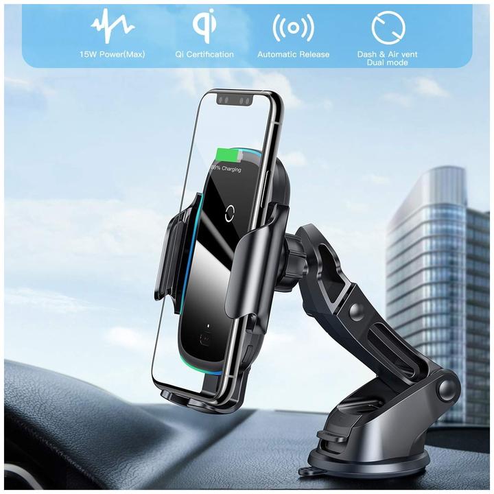 Actual product image Baseus Qi car holder