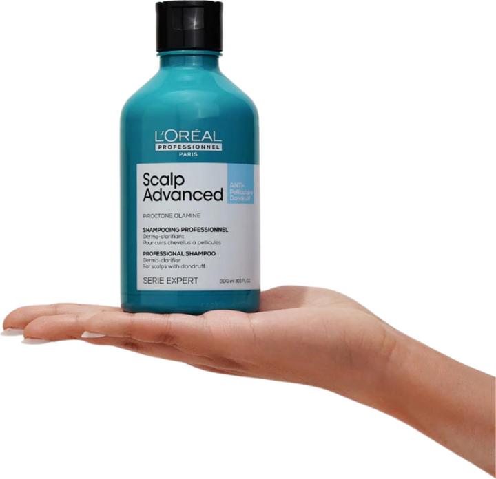 Produktbild L'Oréal Professionnel Loreal Scalp Advanced Anti-Dandruff Dermo-Clarifier Shampoo 1500 ml (1500 ml, Flüssiges Shampoo)