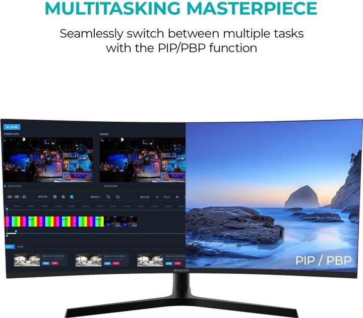 Actual product image Misura High Resolution monitor 34" - 165 Hz BENDED (3440 x 1440 pixels, 34")