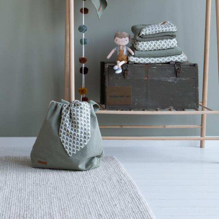 Produktbild Little Dutch Spielzeug Beutel Toy Bag Pure Olive TE