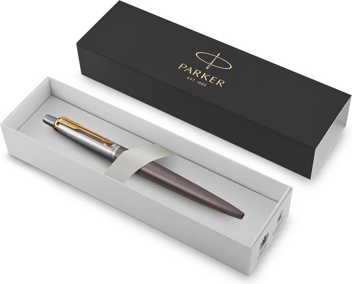 Immagine prodotto Parker Pen Parker Jotter XL G.T. biro, pennino M, confezione regalo nera (Grigio, Marrone, 1 x)