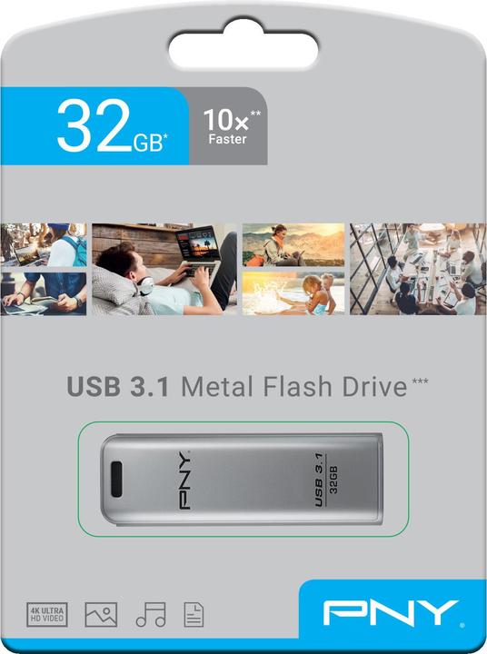 Produktbild PNY Elite Steel (32 GB, USB-A)